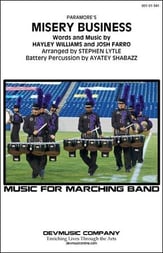 Misery Business Marching Band sheet music cover